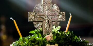 Ιερός Ναό Αγίου Γεωργίου Γιαννιτσών θα ψαλλεί η ακολουθία των Χαιρετισμών του Τιμίου Σταυρού.