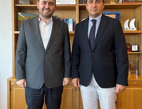 Συνάντηση Λάκη Βασιλειάδη με τον ΥΠΑΑΤ Λευτέρη Αυγενάκη
